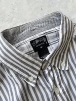 Vintage Stussy Japan stripe long sleeve shirt (S/M)