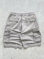 90's Carhartt duck canvas baggy cargo shorts (W34)