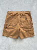 90's Carhartt baggy duck canvas work shorts (W36)