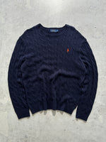 Ralph Lauren Cable Knit Crewneck Jumper (XL)