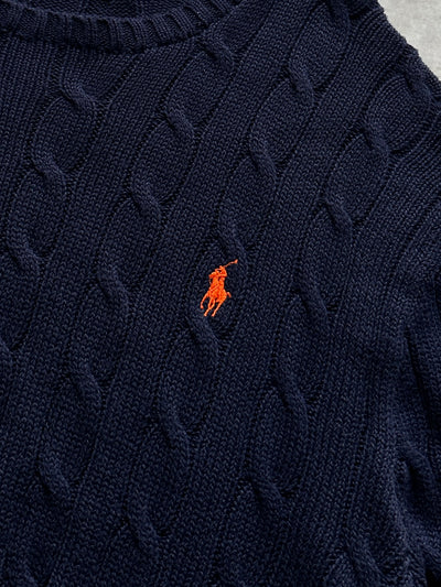 Ralph Lauren Cable Knit Crewneck Jumper (XL)