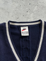 90's Nike Challenge Court Cable Knit Vest (L)