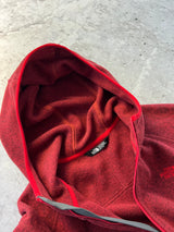 The North Face zip up hooded fleece (XXL)