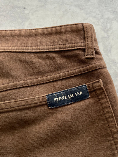 AW/98 Stone Island Brushed Cotton Heavyweight Trousers (W33 x L32)