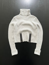 Jean Paul Gaultier x Lindex Chunky Knit Turtle Neck Jumper (Women's M)