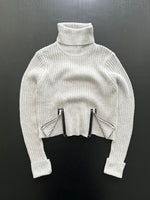 Jean Paul Gaultier x Lindex Chunky Knit Turtle Neck Jumper (Women's M)