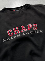 90's Ralph Lauren Chaps Embroidered Spell Out Sweatshirt (M)