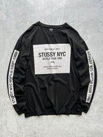 Stussy x Custom Made World Tour Long Sleeve T Shirt (L)