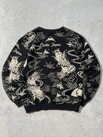 Evisu Japan Koi Carp AOP heavyweight Sweatshirt (S)