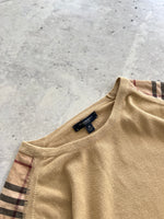 00's Burberry nova check jumper (S)