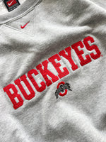 Vintage Nike centre swoosh Ohio Buckeyes Sweatshirt (XXL)