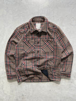 Percival Heavyweight Plaid Overshirt (L)