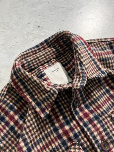 Percival Heavyweight Plaid Overshirt (L)