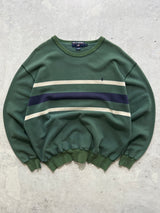 Vintage Ralph Lauren Polo Sport Stripe Crewneck Sweatshirt (XL)