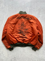 Vintage Ed Hardy Reversible MA-1 Pilot Bomber Jacket (M)