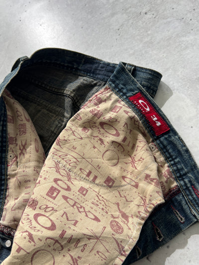 90's Oakley washed denim Skull Jeans (W34 x L32)