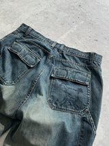 90's Oakley washed denim Skull Jeans (W34 x L32)