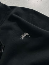 Stussy Super Heavyweight Embroidered Script Hoodie (M)