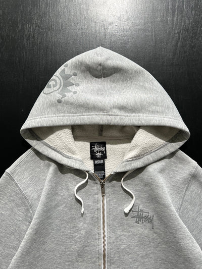 00's Stussy Heavyweight Zip Up Hoodie (S)