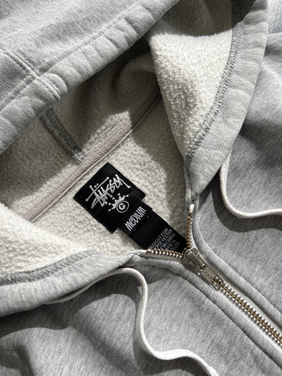 00's Stussy Heavyweight Zip Up Hoodie (S)