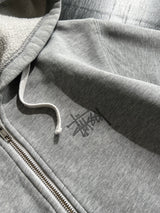 00's Stussy Heavyweight Zip Up Hoodie (S)