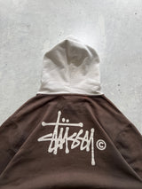 Stussy Heavyweight Two Tone Pullover Hoodie (L)