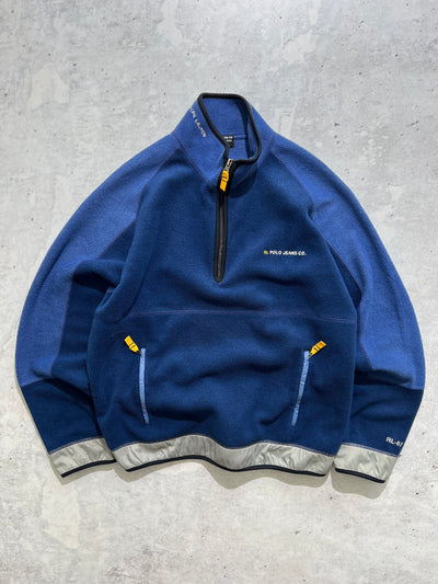 90's Ralph Lauren Polo Jeans Half Zip Pullover Fleece (M)