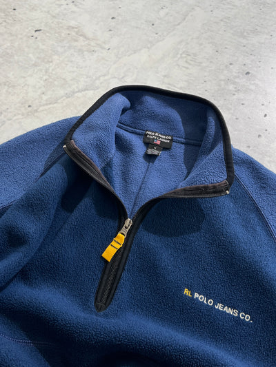 90's Ralph Lauren Polo Jeans Half Zip Pullover Fleece (M)