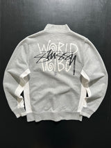 00's Stussy World Tribe Heavyweight Varsity Jacket (L)