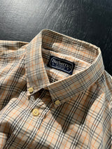 Vintage Burberry Nova Check long sleeve Cotton Shirt (L)