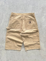 Vintage Carhartt duck canvas carpenter shorts (W30)