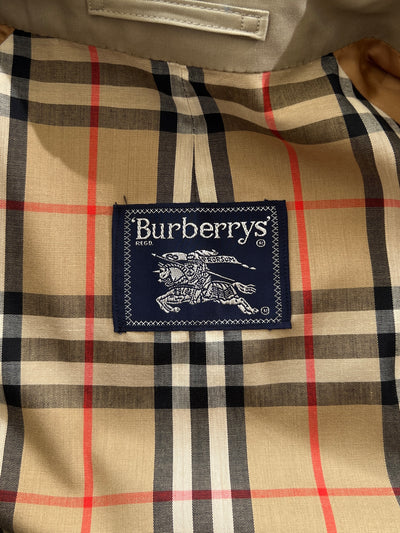 Vintage Burberry nova check Trench coat / Mac (XL)