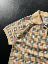 Vintage Burberry Nova Check Polo Shirt (M)