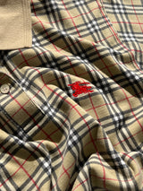 Vintage Burberry Nova Check Polo Shirt (M)