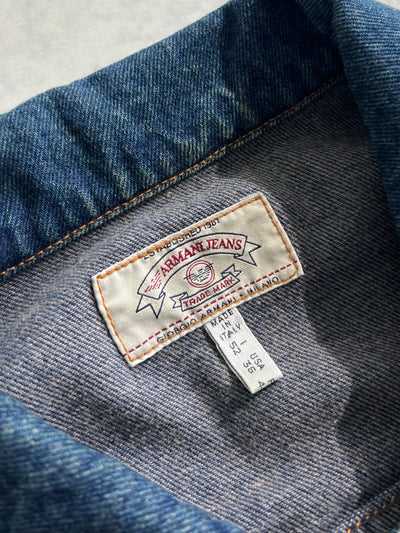 90's Armani Jeans Heavyweight Denim Jacket (L)