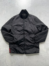 00's Prada Sport Made in Italy Padded Bomber Jacket (M)