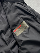 00's Prada Sport Made in Italy Padded Bomber Jacket (M)