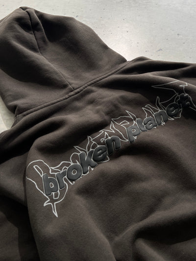 AW/23 Broken Planet Beware Heavyweight Pullover Hoodie (S)