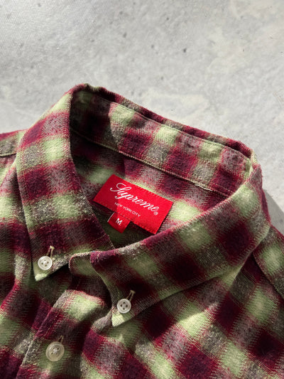 AW/16 Supreme Mini Shadow Plaid Shirt (M)