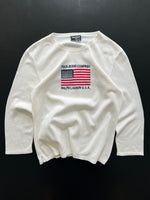 Ralph Lauren Polo Jeans USA Knit Jumper (Women's L)