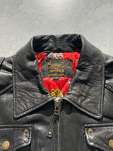 Ed Hardy x Avirex Leather Jacket (L)