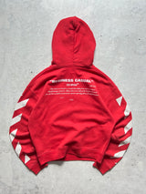 Off White Bernini Pullover Heavyweight Hoodie (XS)