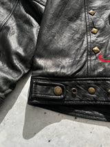 Ed Hardy x Avirex Leather Jacket (L)