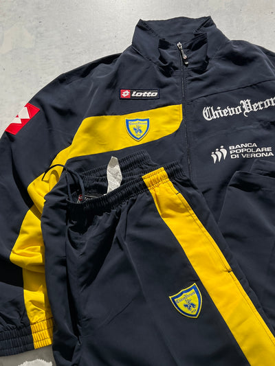 00's Chievo Verona Lotto Full Tracksuit (L/XL)