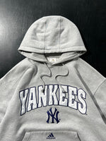 Vintage NY Yankees Adidas Heavyweight Pullover Hoodie (L)