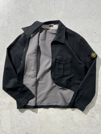 AW/04 Stone Island brushed cotton collared Jacket (XL)