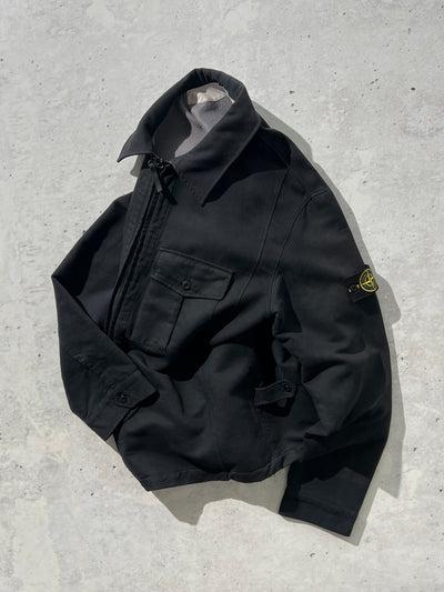 AW/04 Stone Island brushed cotton collared Jacket (XL)