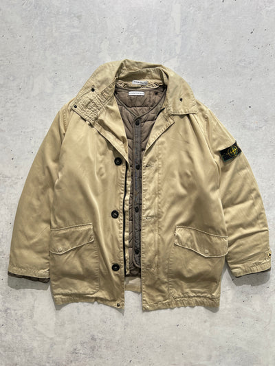 AW/98 Stone Island Raso Gommato Dual Lined Jacket (XXL)