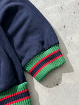 80's Lacoste Chemise Zip Up Sweatshirt (L)