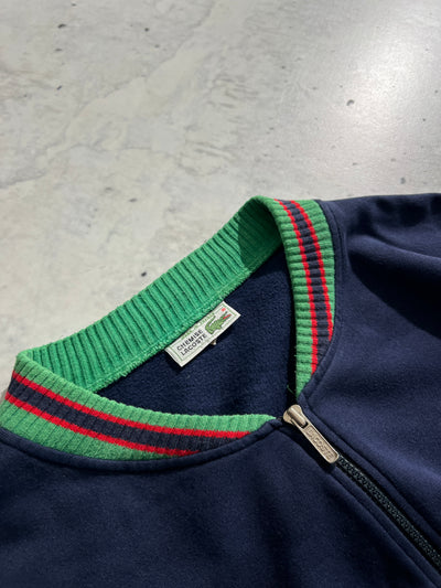 80's Lacoste Chemise Zip Up Sweatshirt (L)